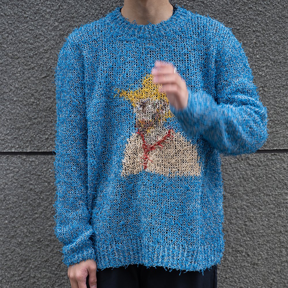 Kota Gushiken/ Summer Van Gogh Long Sleeve Top "Blue"