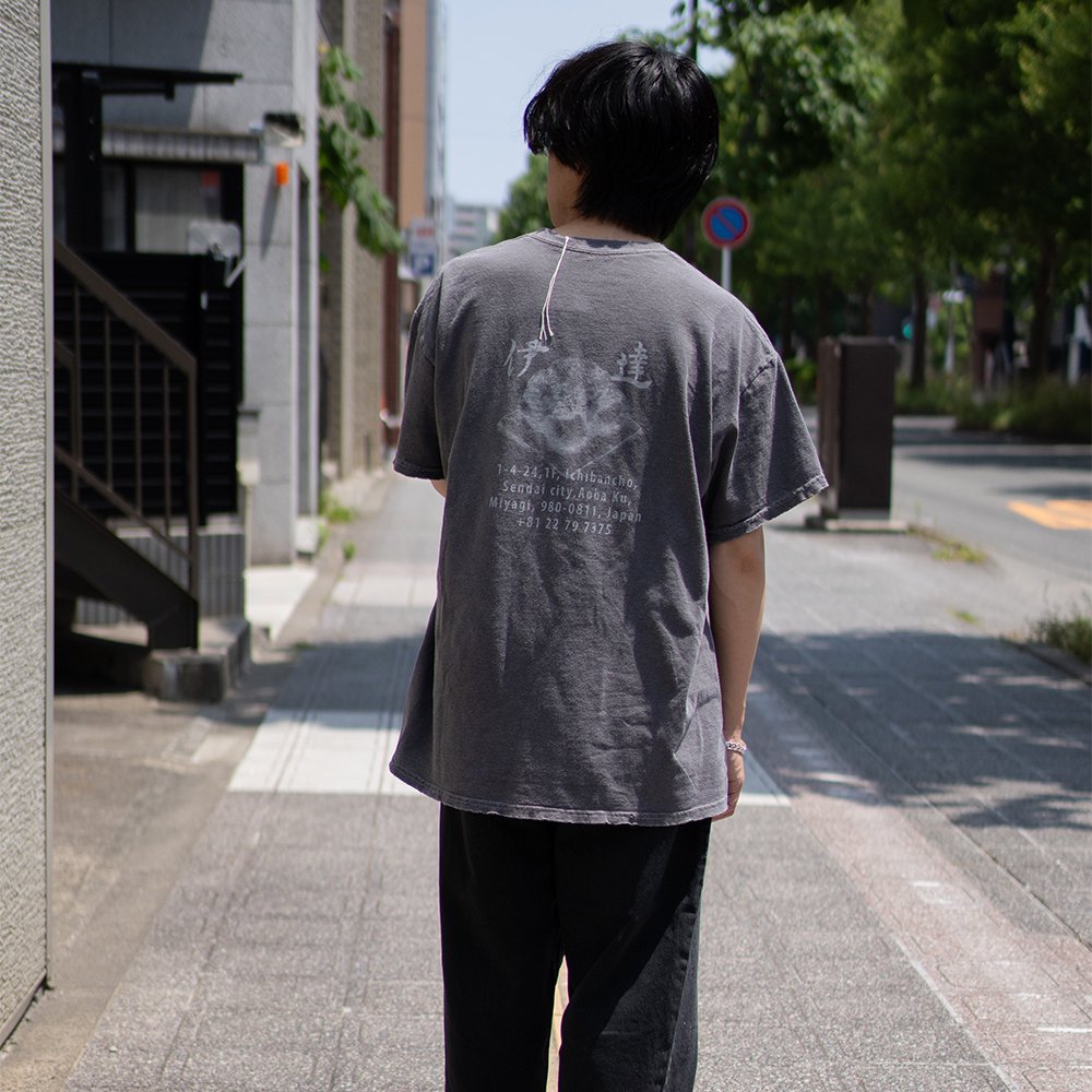 ANCELLM / SOUVENIR T-SHIRTS "伊達" "BLK"