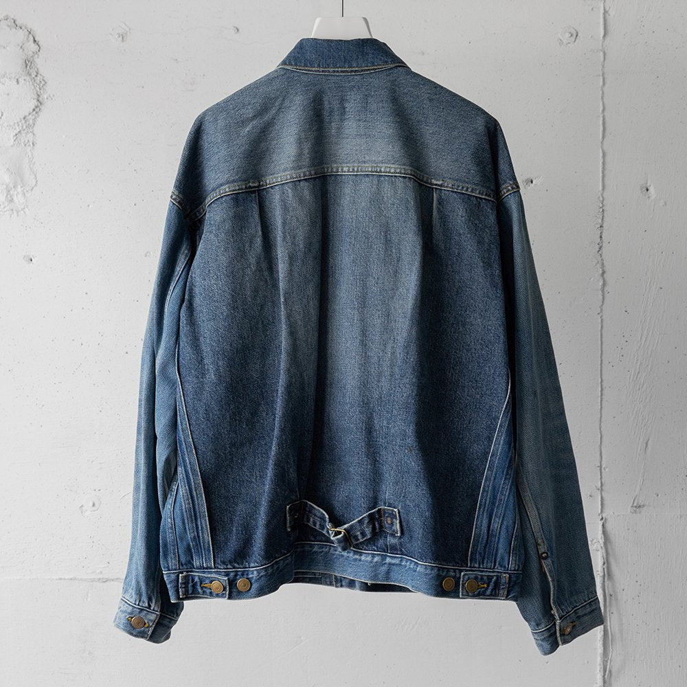 YOKE/ BLEACHED 3GEN DENIM TRUCKER JACKET "IND"