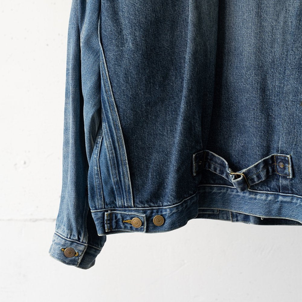 YOKE/ BLEACHED 3GEN DENIM TRUCKER JACKET "IND"