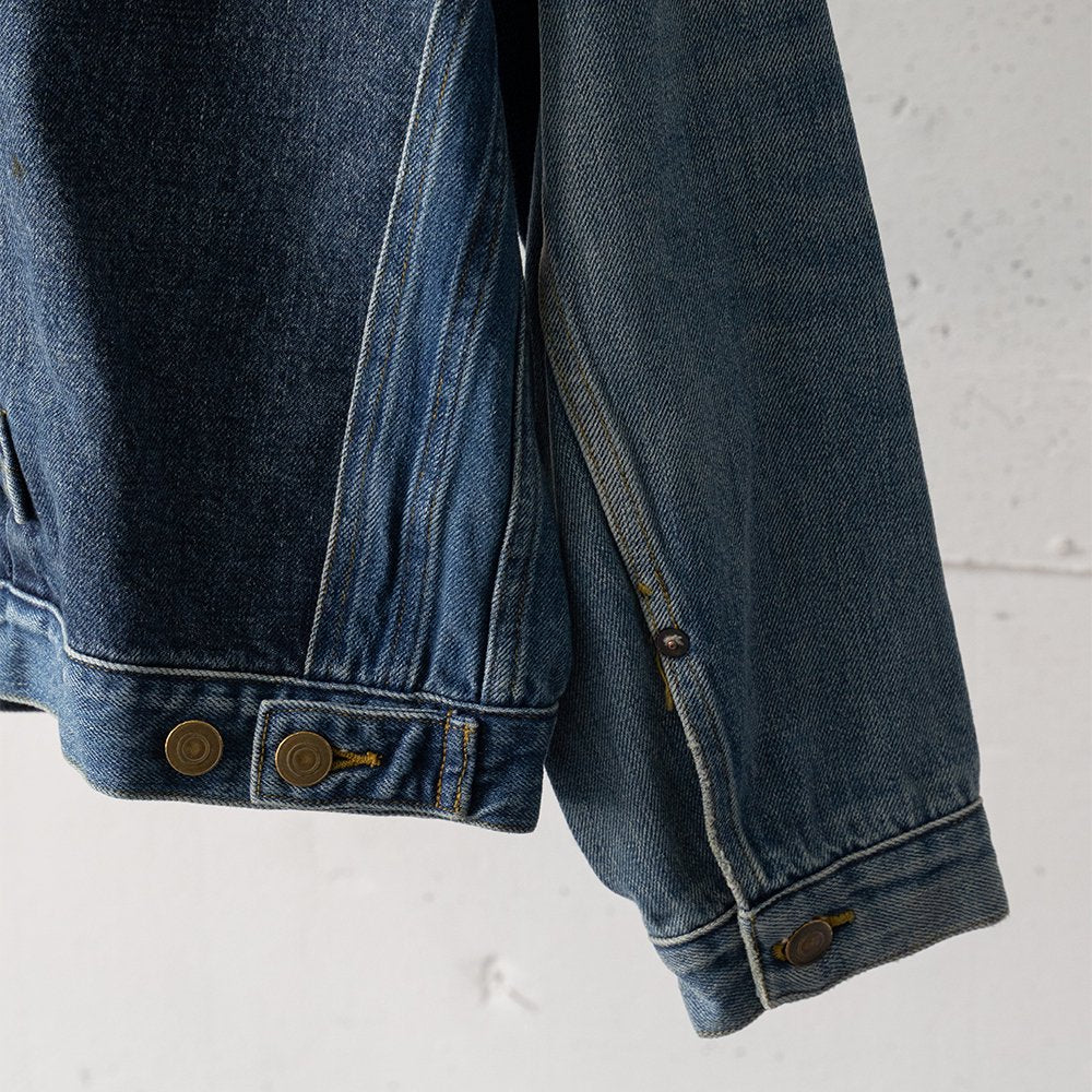 YOKE/ BLEACHED 3GEN DENIM TRUCKER JACKET "IND"