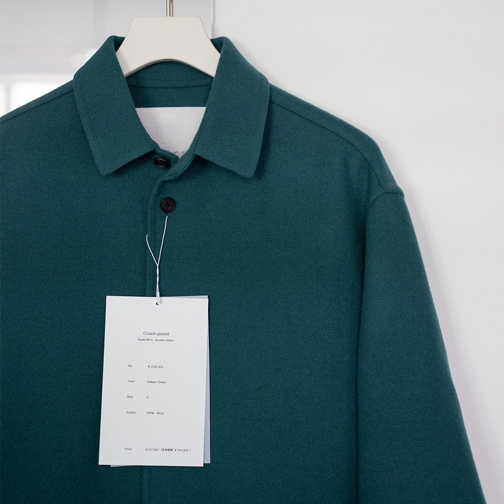 [50%OFF] nonnotte/ COACH JACKET "Balsam Green"