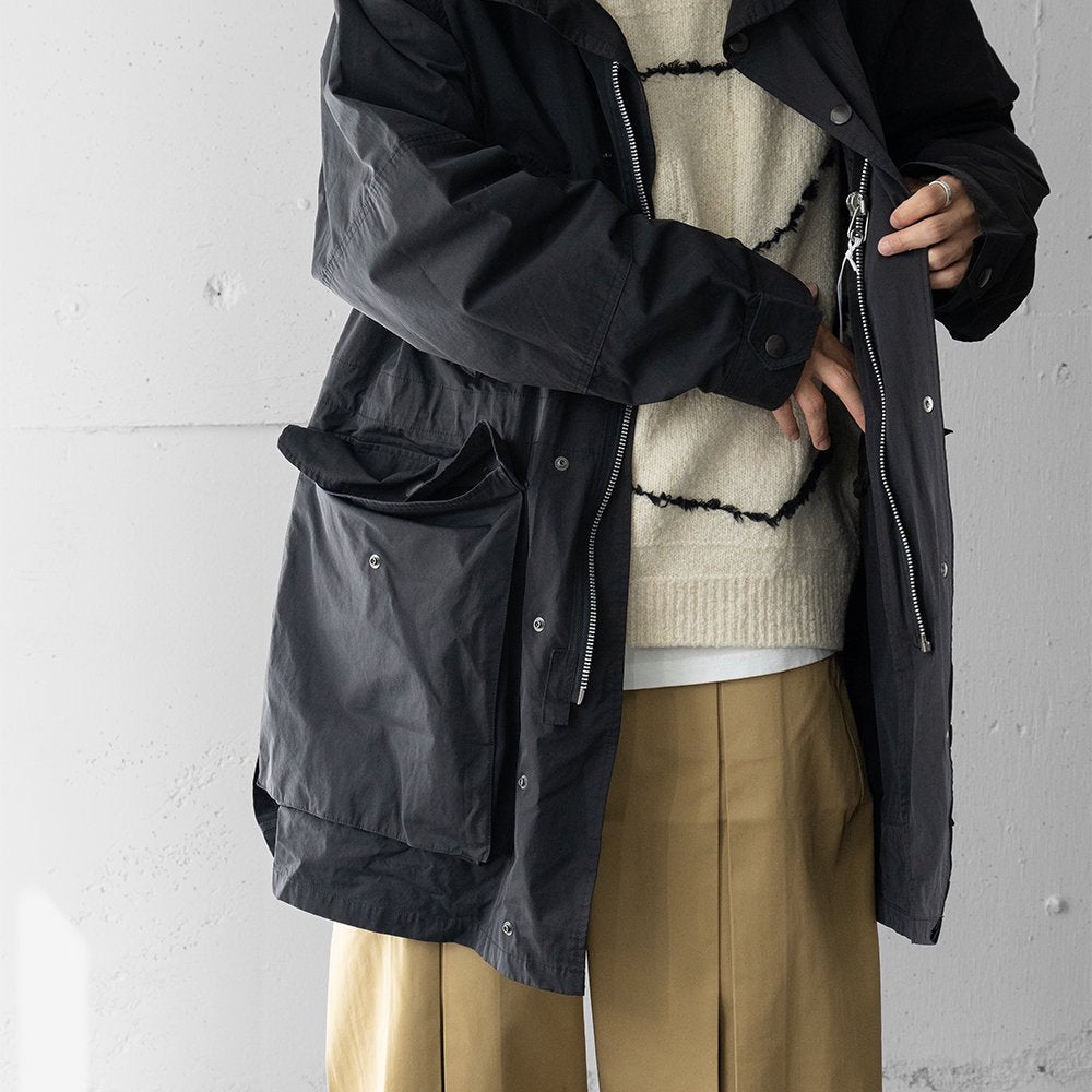 YOKE/ CANADIAN MILITARY PARKA "BLK"