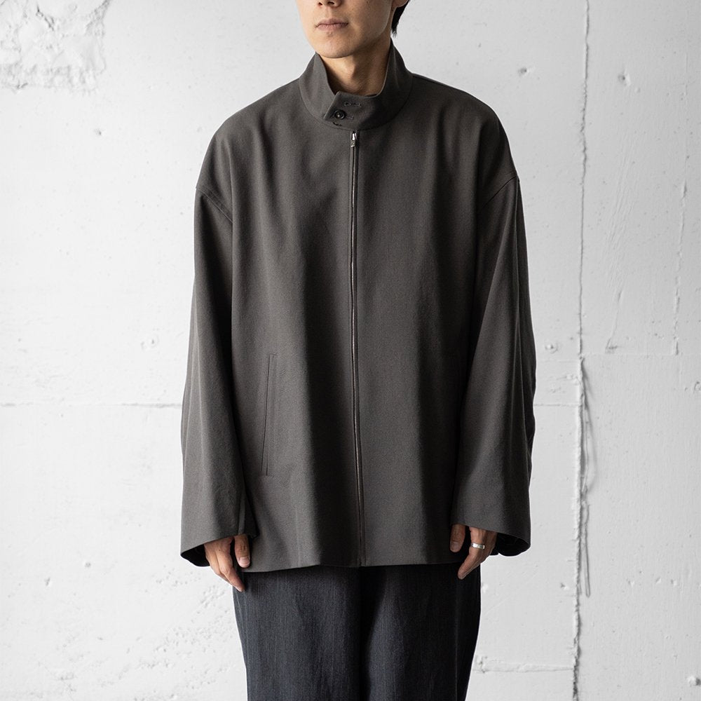 Blanc YM/ Wool surge harrington JKT "Gray"