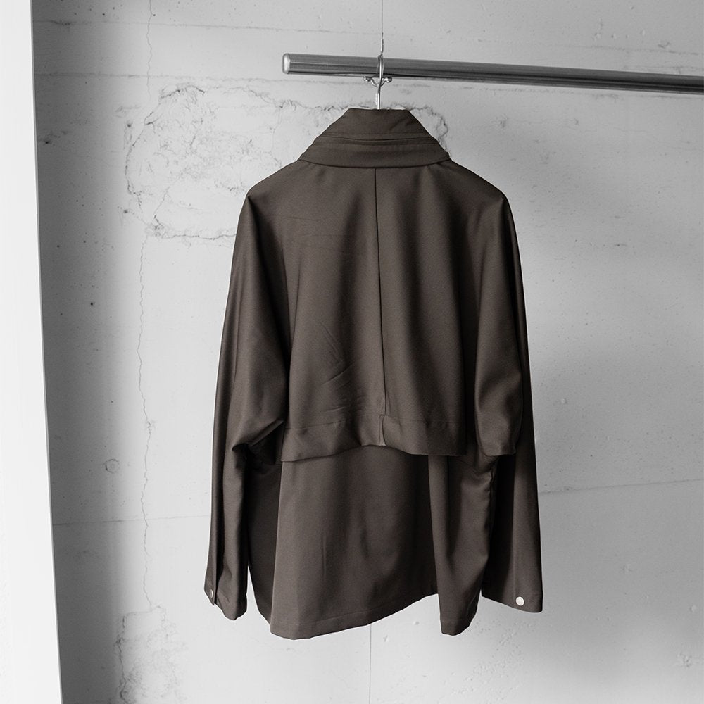 [50%OFF] AFTERHOURS / STAND COLLAR JACKET "MOCHA"