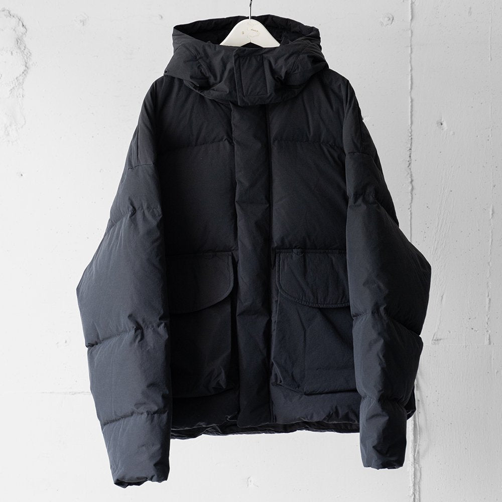 [40%OFF] NEITHERS/ Goose Down Detachable Hooded Jacket "BLACK"