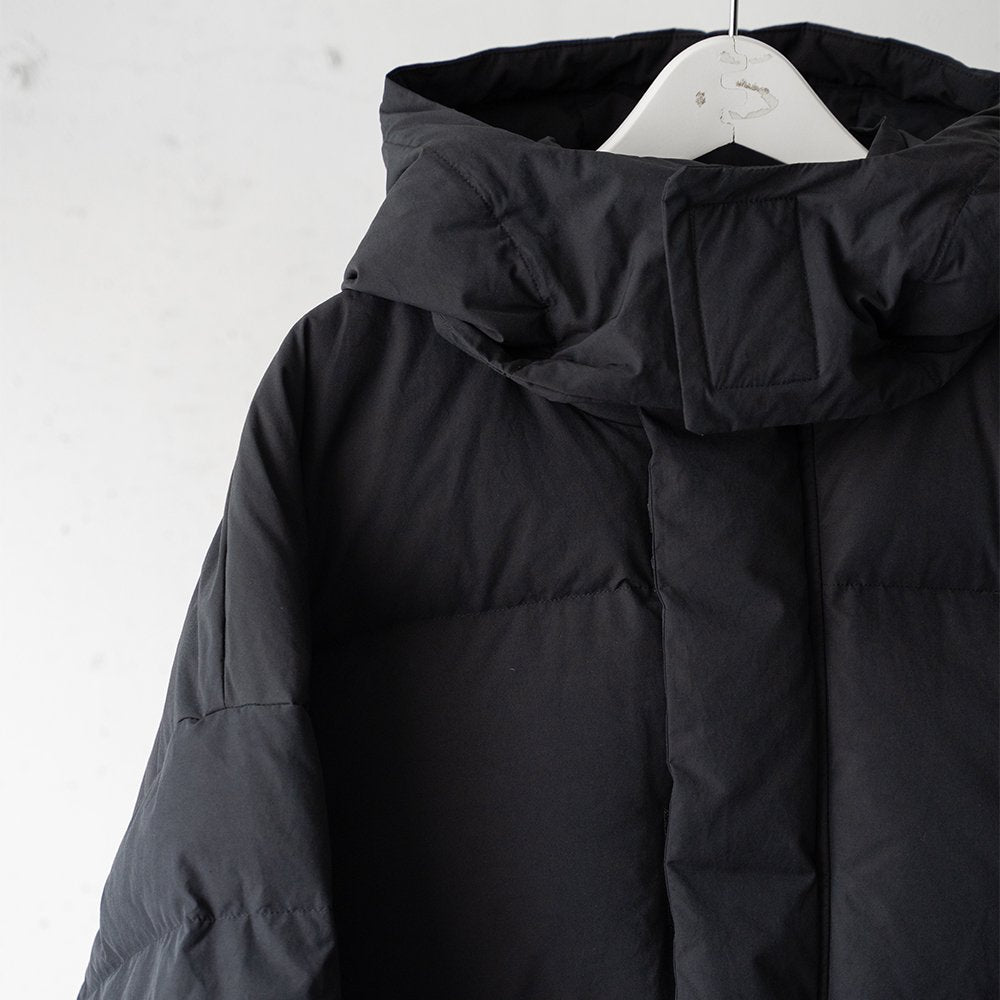 [40%OFF] NEITHERS/ Goose Down Detachable Hooded Jacket "BLACK"