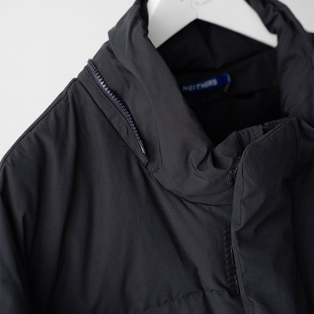 [40%OFF] NEITHERS/ Goose Down Detachable Hooded Jacket "BLACK"