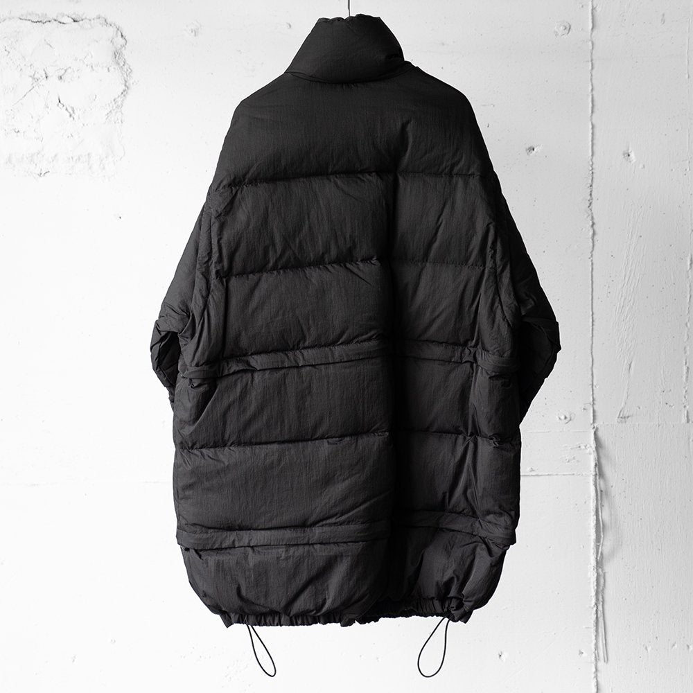 YOKE/ MULTI DETACHABLE RV DOWN JACKET "BLACK"