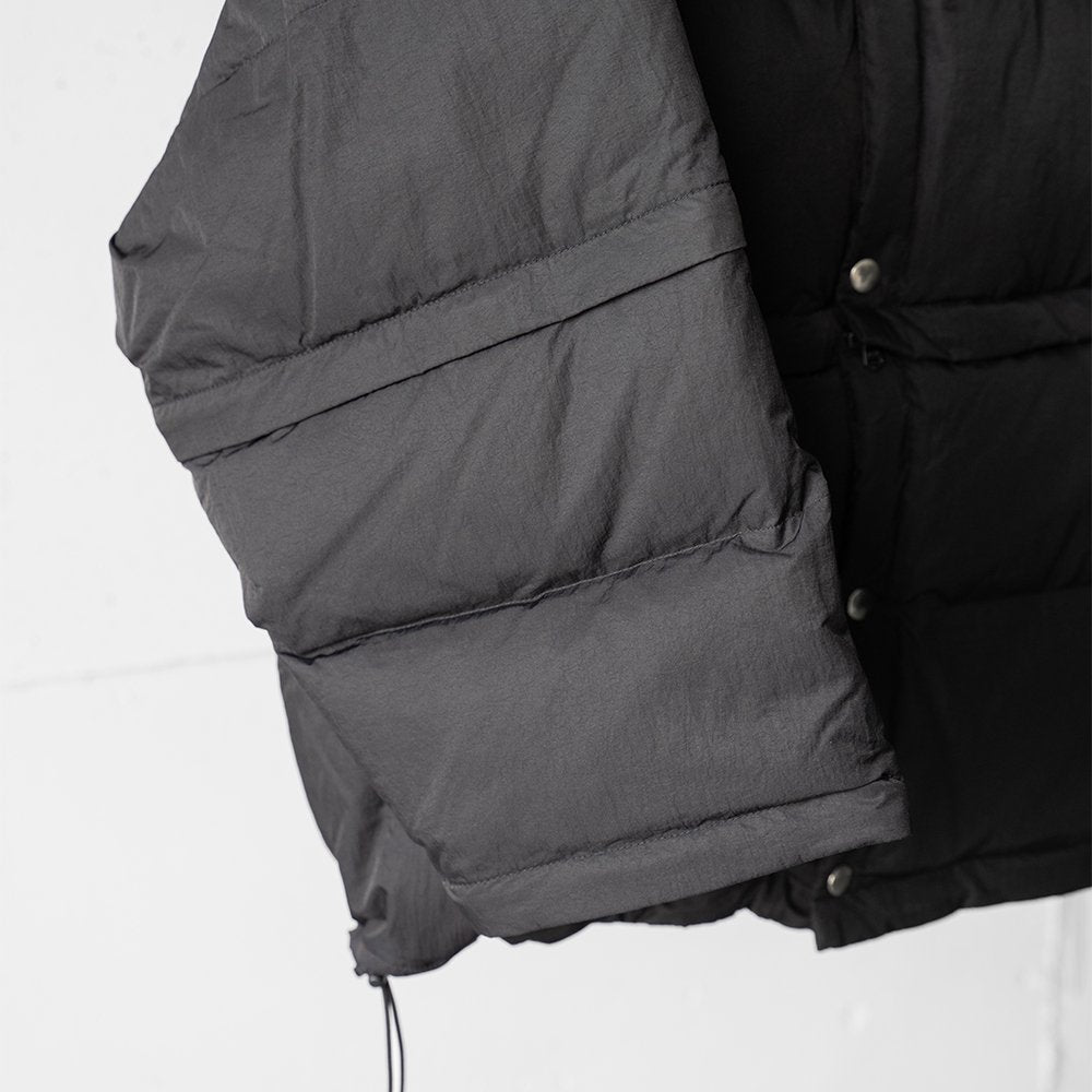 YOKE/ MULTI DETACHABLE RV DOWN JACKET "BLACK"