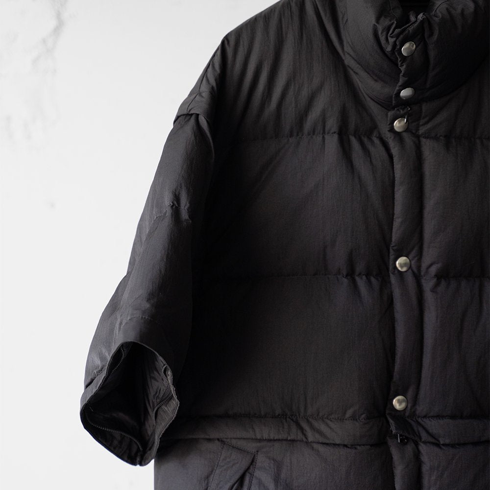 YOKE/ MULTI DETACHABLE RV DOWN JACKET "BLACK"