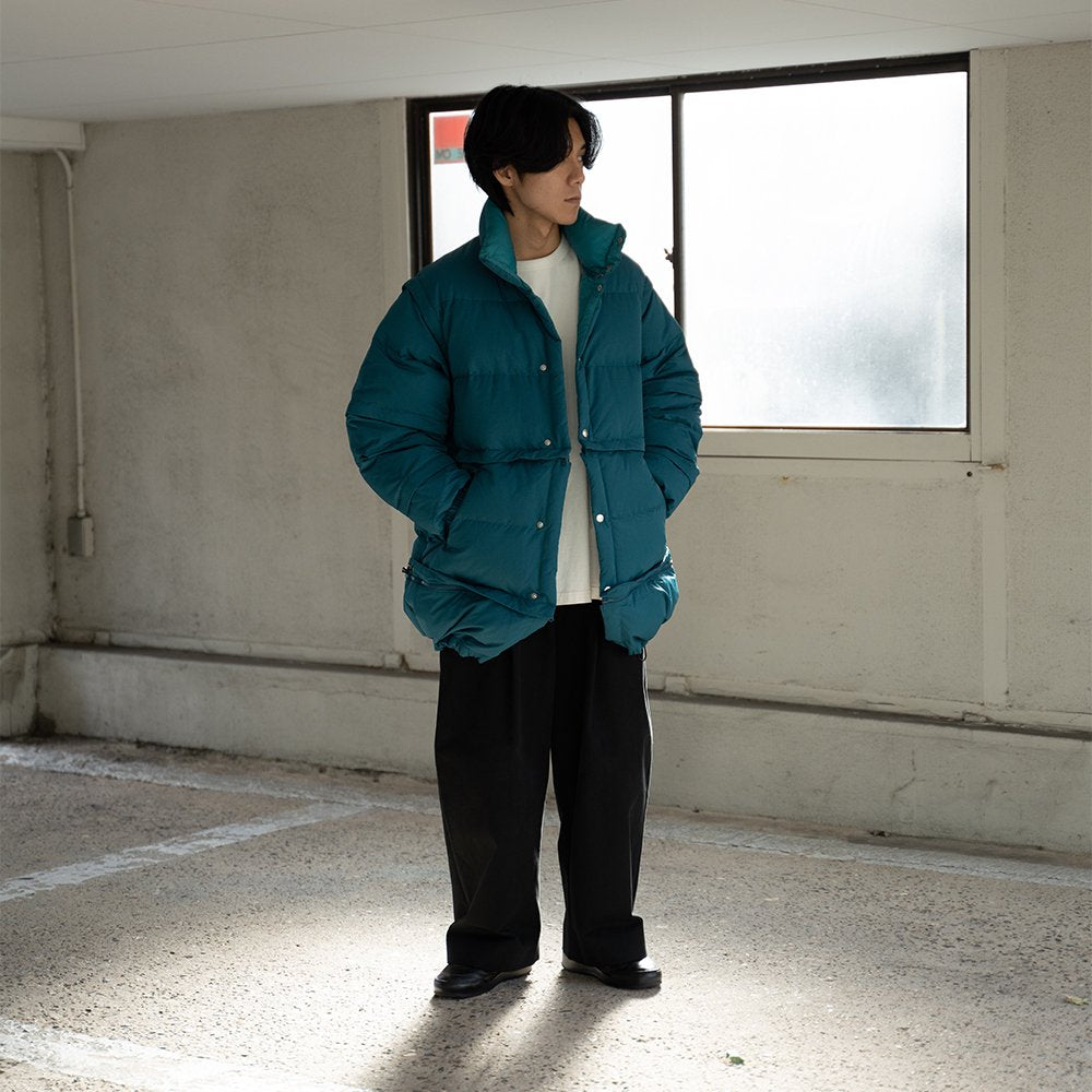 YOKE/ MULTI DETACHABLE RV DOWN JACKET "BLU"