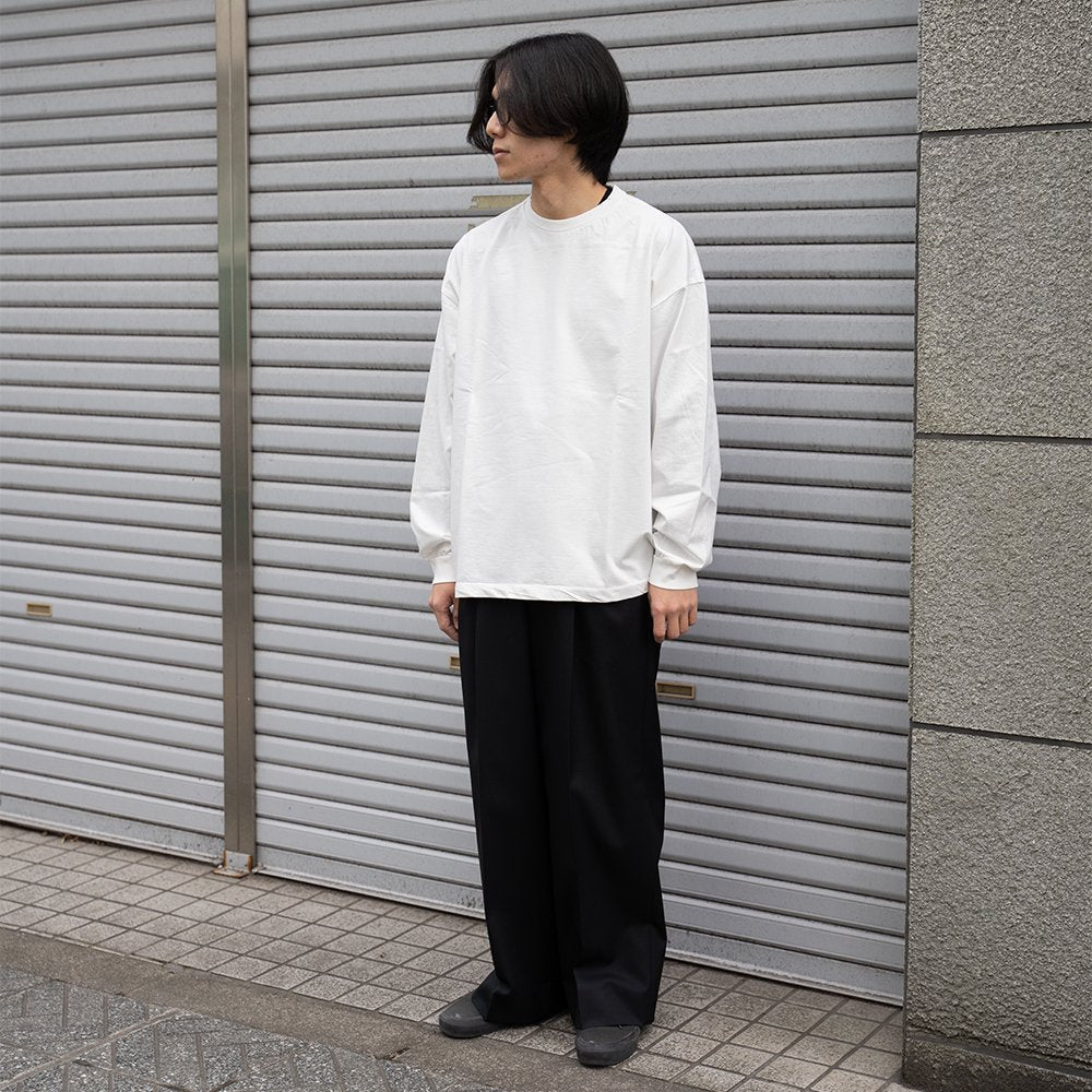 YOKE/ YOKE T-SHIRT LONG SLEEVES "WHITE"