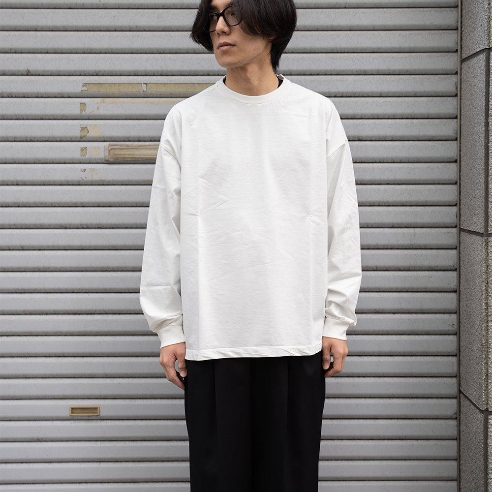 YOKE/ YOKE T-SHIRT LONG SLEEVES "WHITE"