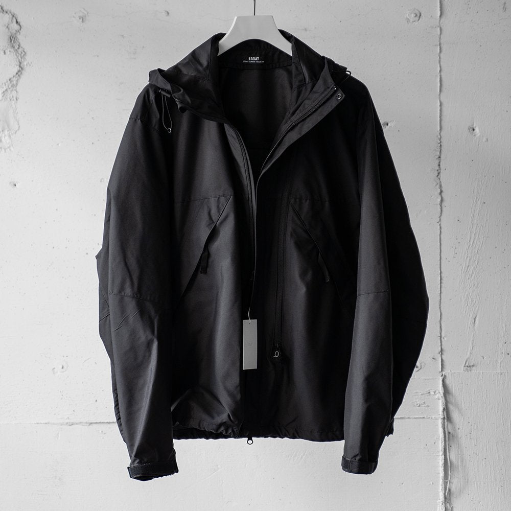 [40%OFF] ESSAY/ SLANT ZIP PARKA "Black"