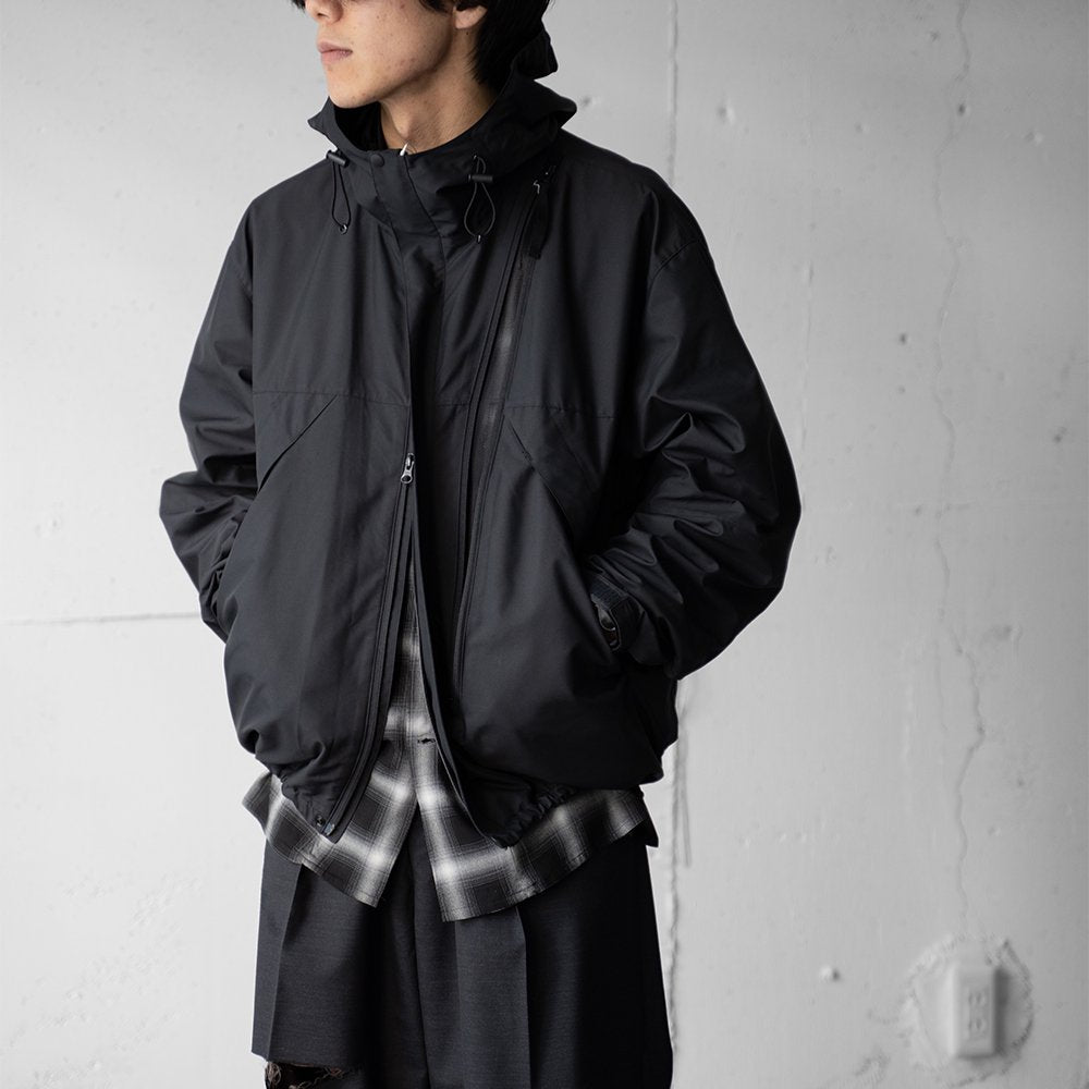 [40%OFF] ESSAY/ SLANT ZIP PARKA "Black"