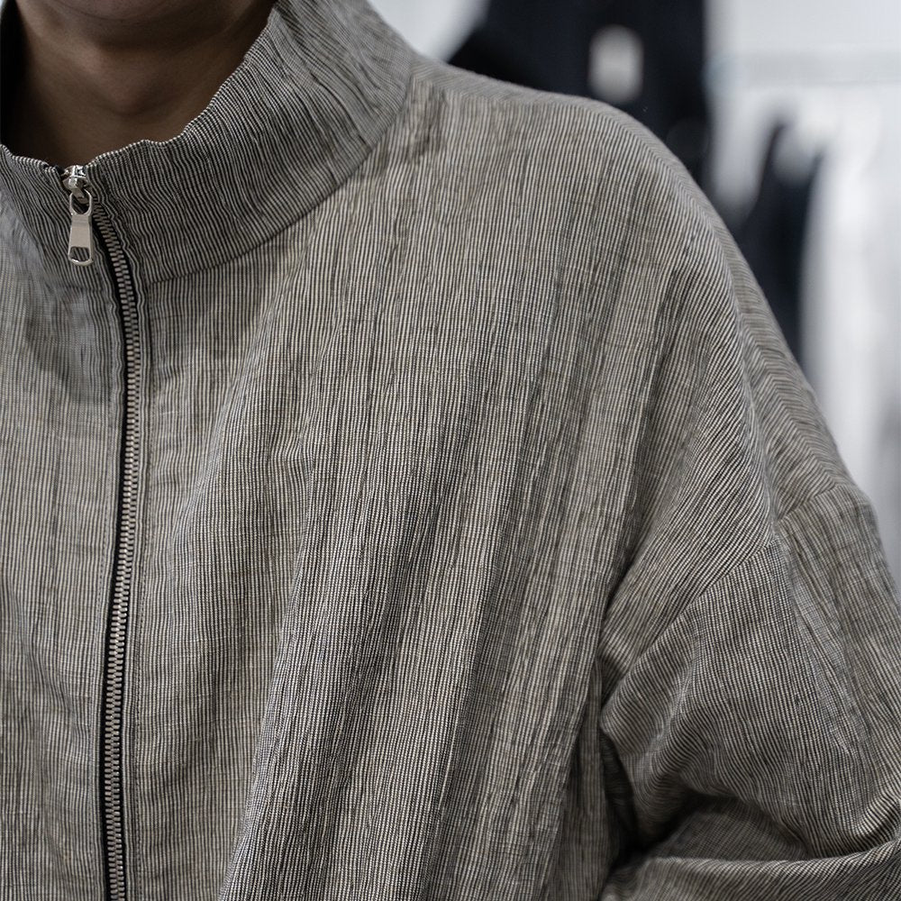 [40%OFF] SEEALL/ MINIMAL FLIGHT JACKET "STRIPE"