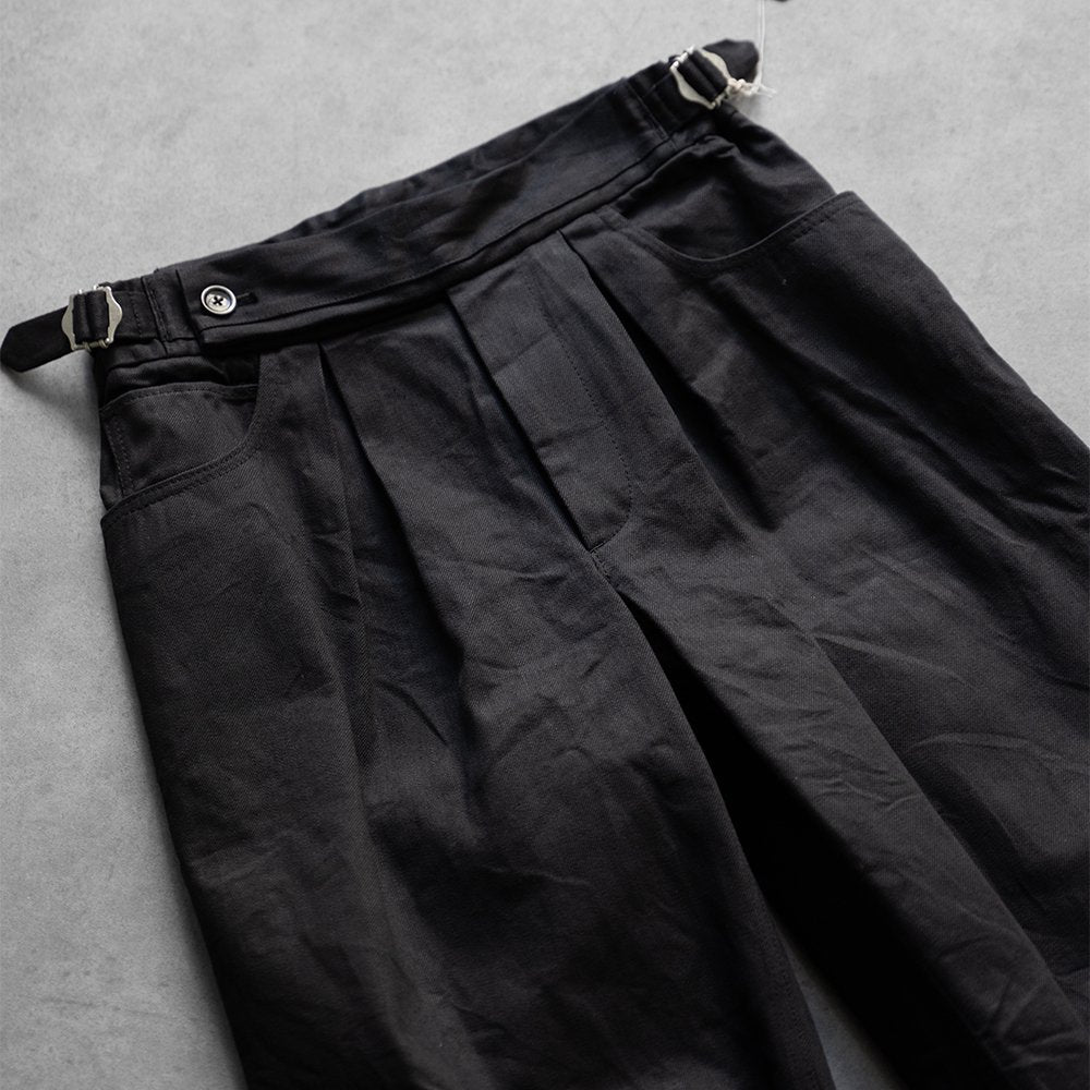 SAYATOMO / 2-Tack Denim Pants "Black"