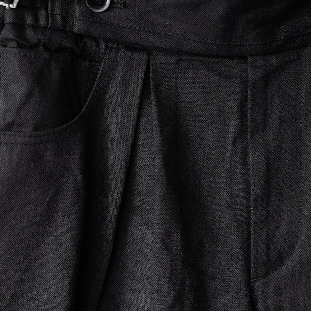 SAYATOMO / 2-Tack Denim Pants "Black"