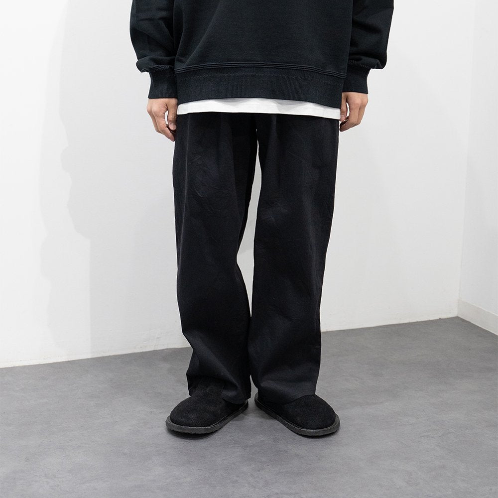 SAYATOMO / 2-Tack Denim Pants "Black"