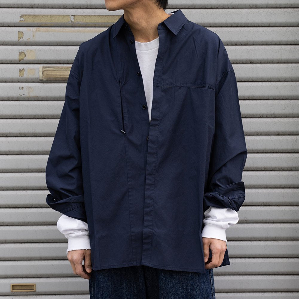 [40%OFF] NEITHERS/ Creator L/S Shirt "D.NAVY"