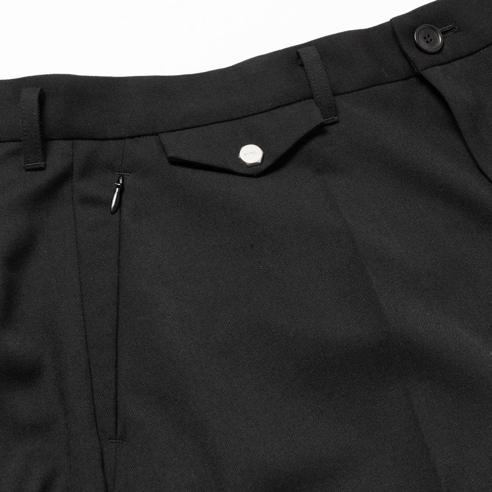 [40%OFF] ROTOL/ SUPER HIGH WAIST SLACKS TW "BLACK"