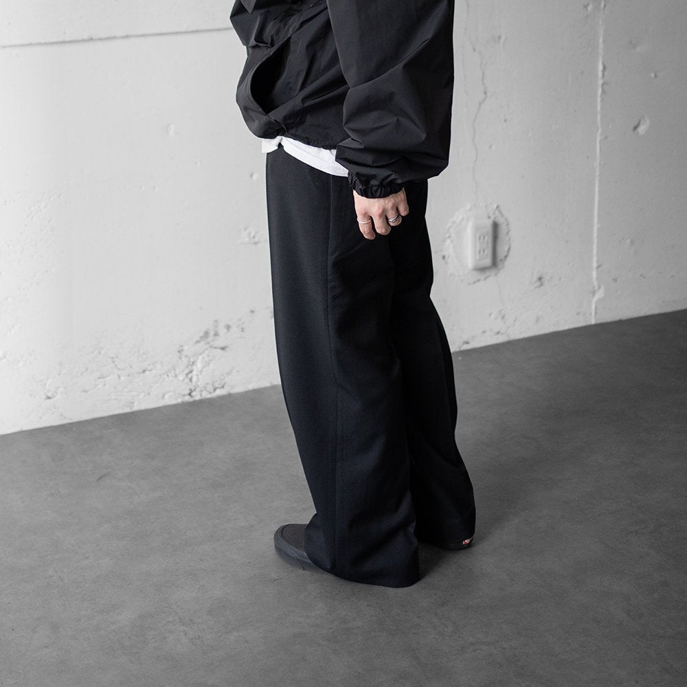 [40%OFF] ROTOL/ SUPER HIGH WAIST SLACKS TW "BLACK"