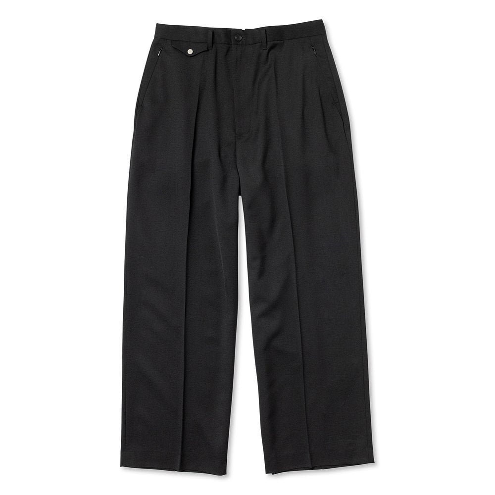 [40%OFF] ROTOL/ SUPER HIGH WAIST SLACKS TW "BLACK"