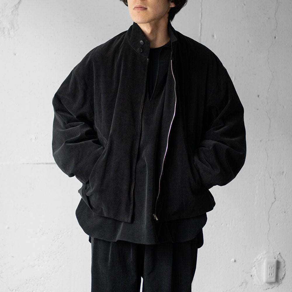 [40%OFF] Blanc YM/ -exclusive- Summer Corduroy Drizzler Jacket "Black"