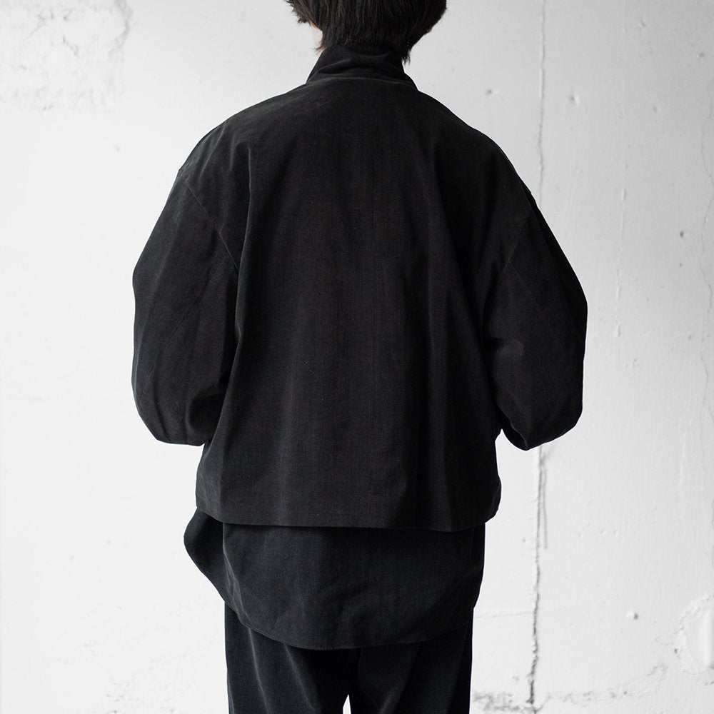 [40%OFF] Blanc YM/ -exclusive- Summer Corduroy Drizzler Jacket "Black"