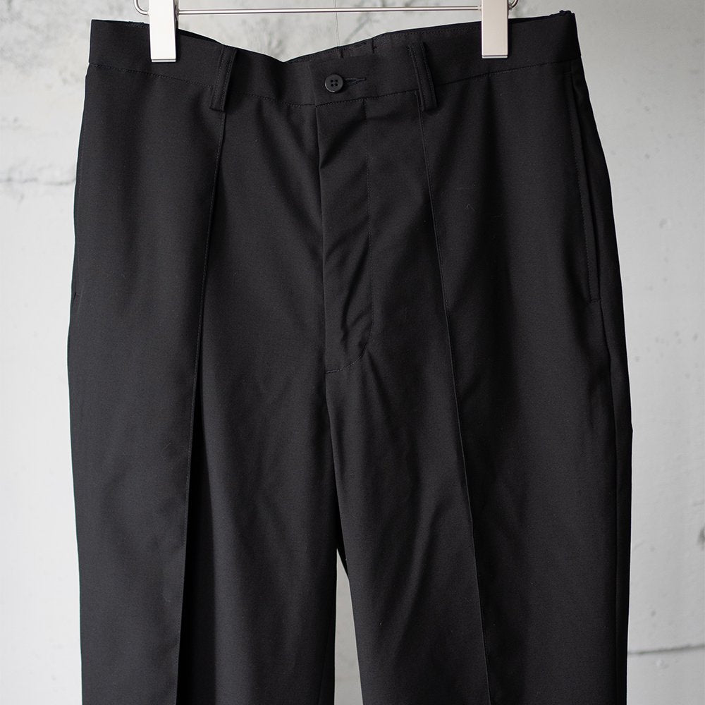 [40%OFF] AFTERHOURS / PLEATED TROUSERS "BLACK"