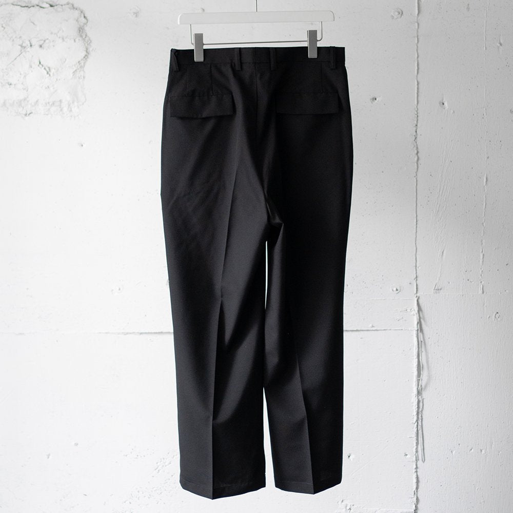 [40%OFF] AFTERHOURS / PLEATED TROUSERS "BLACK"