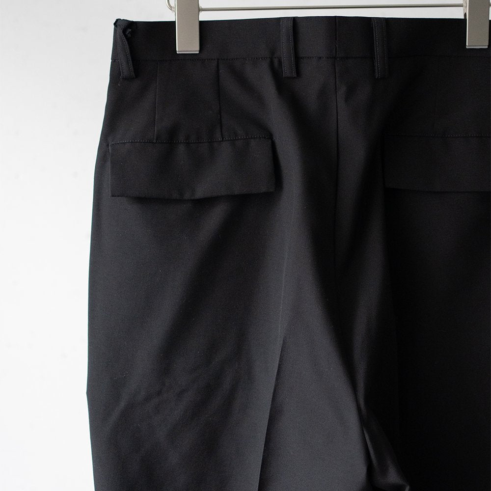 [40%OFF] AFTERHOURS / PLEATED TROUSERS "BLACK"