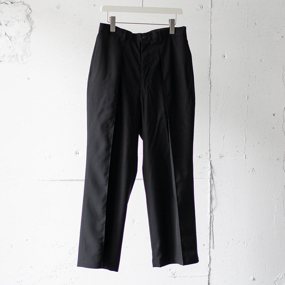 [40%OFF] AFTERHOURS / PLEATED TROUSERS "BLACK"