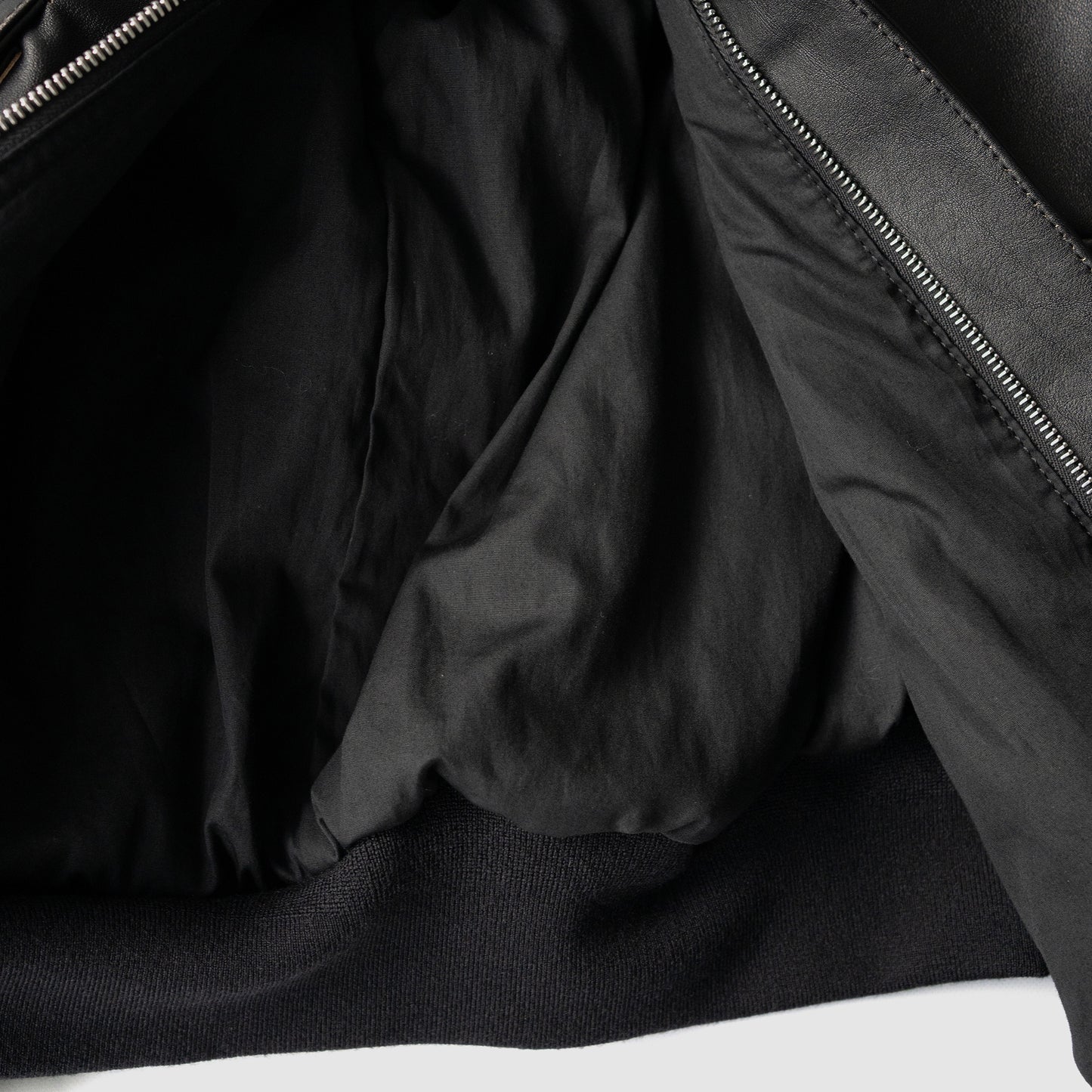 ssstein/ COW LEATHER VINTAGE FLIGHT JACKET "BLACK"