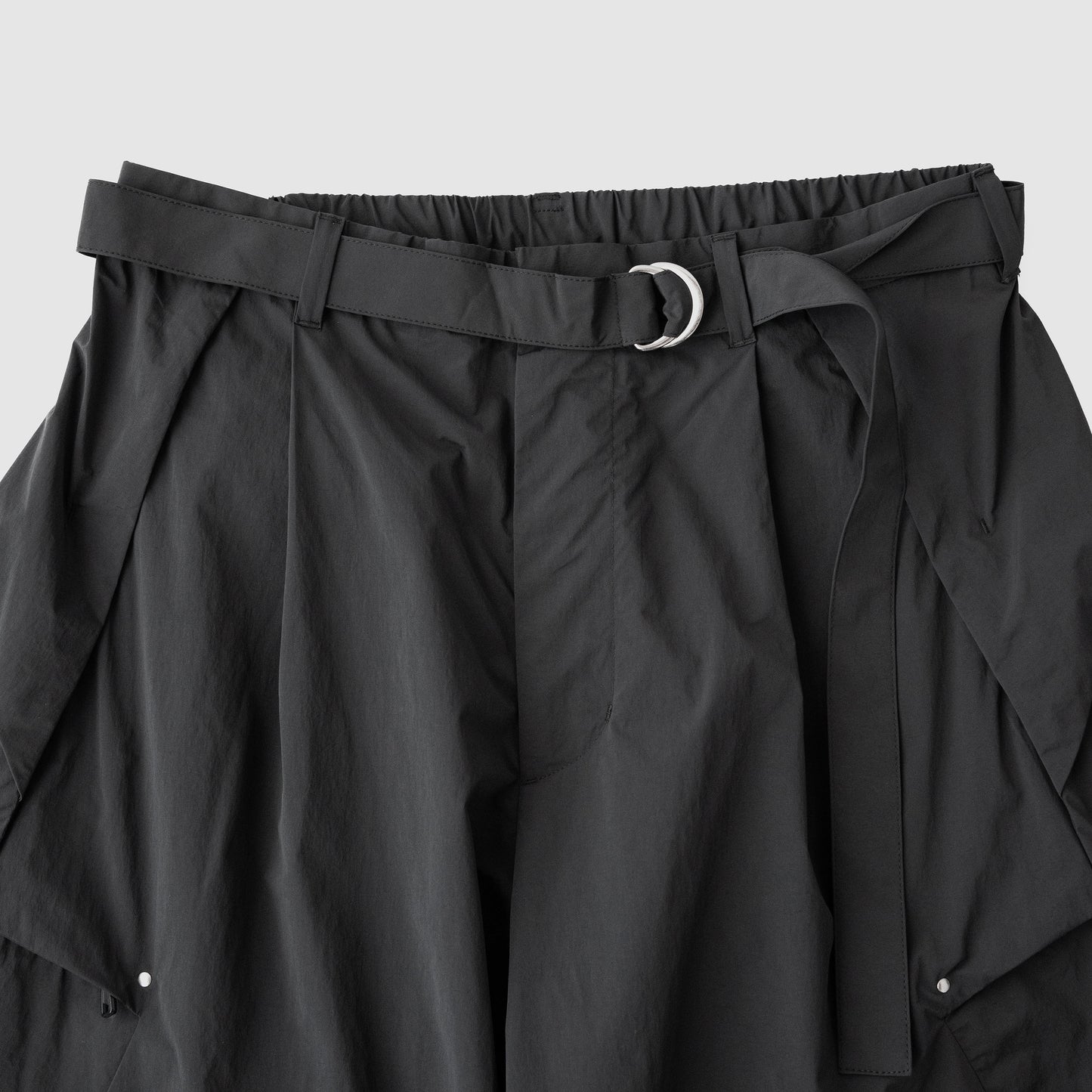 F/CE. /  COMPACTION PARACHUTE WIDE PANTS "Black"