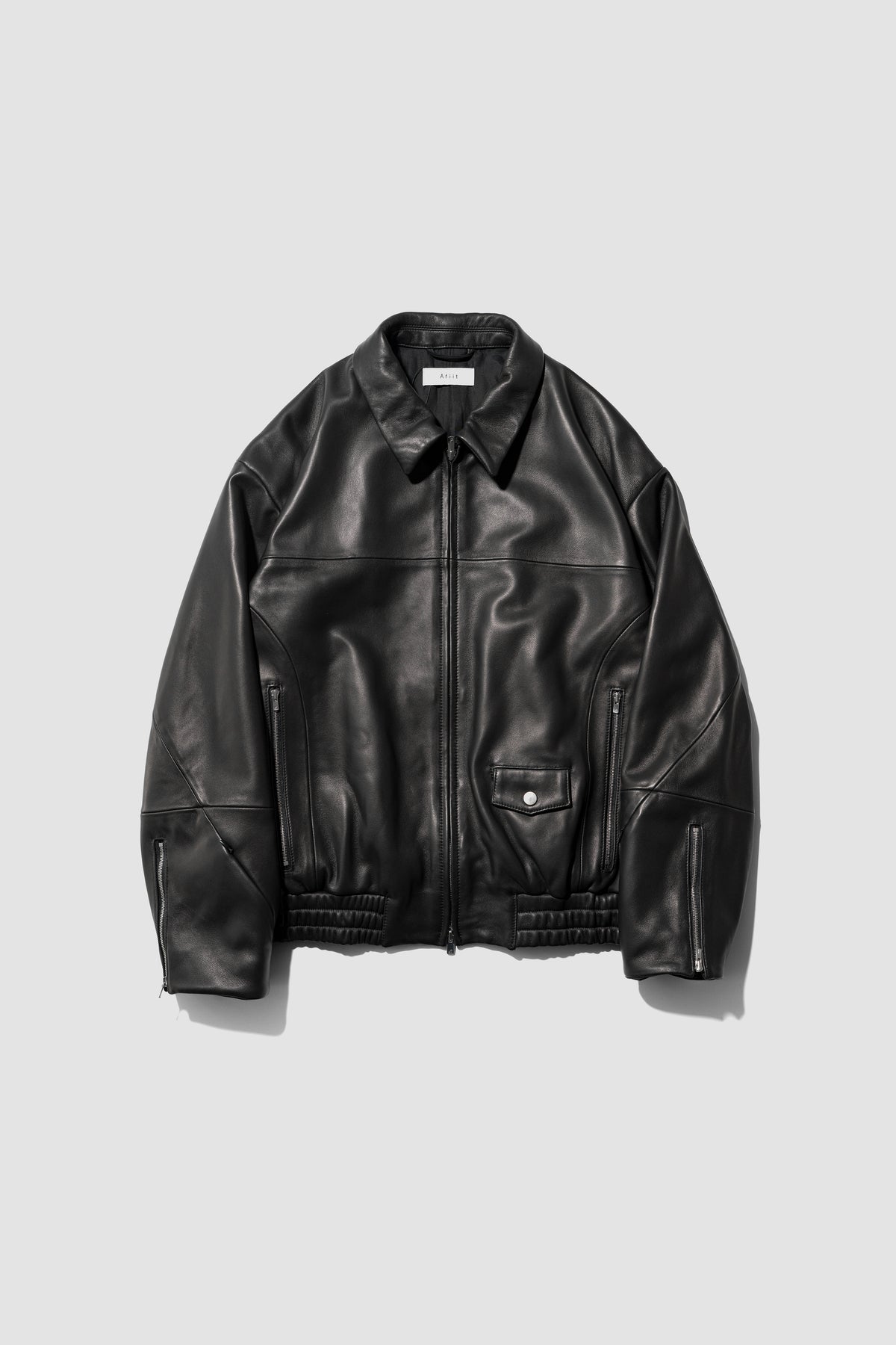 Afiit / LEATHER JACKET "BLACK"