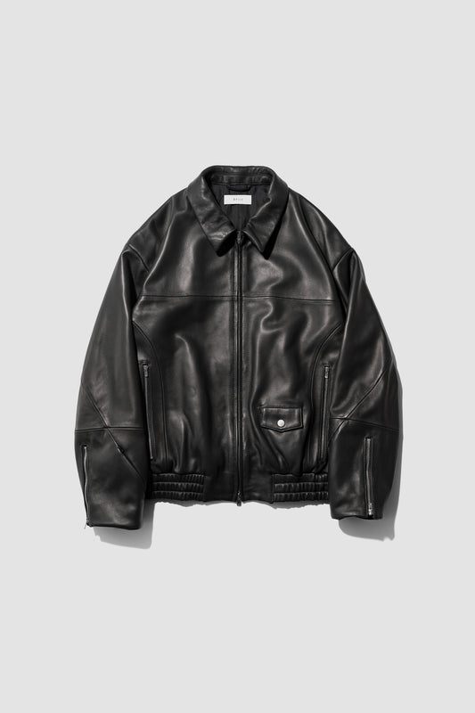 Afiit / LEATHER JACKET "BLACK"