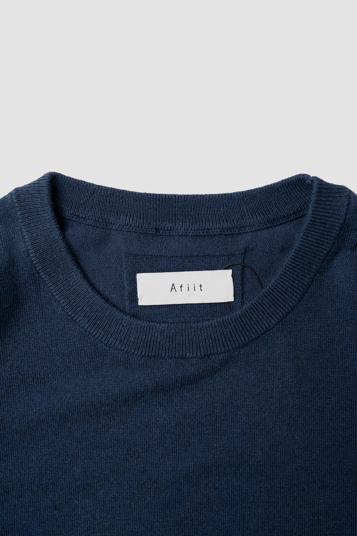 Afiit / COTTON CASHMERE LS  "B.GRAY"