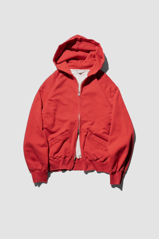 ANCELLM / ZIP UP HOODIE "RED"