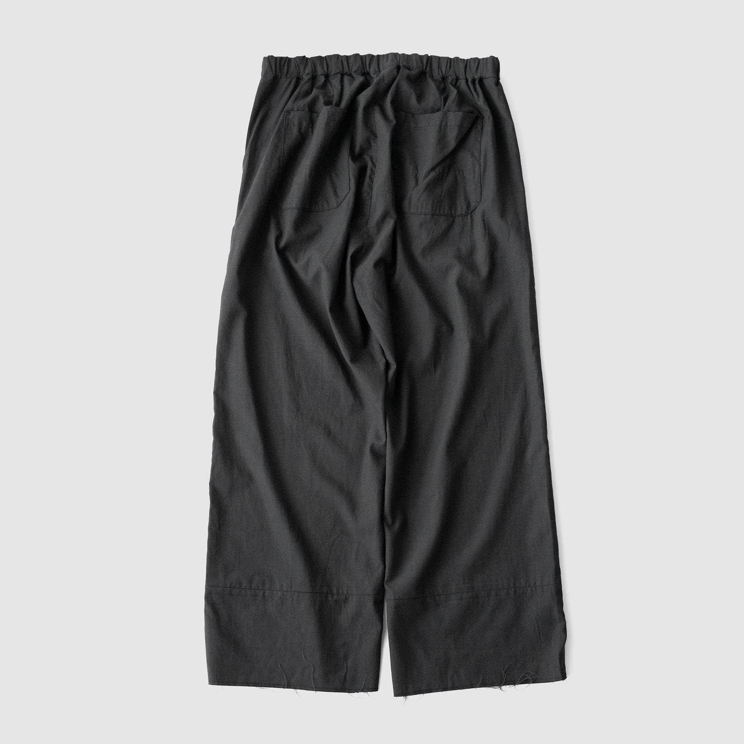 ANCELLM / L/C TUCK EASY PANTS "BLACK"