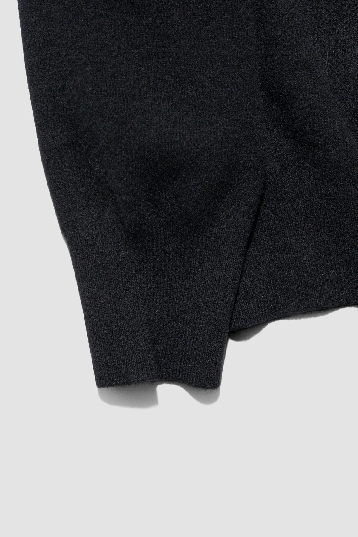 ssstein/ EXTRA FINE WOOL KNIT SKIPPER "BLACK"