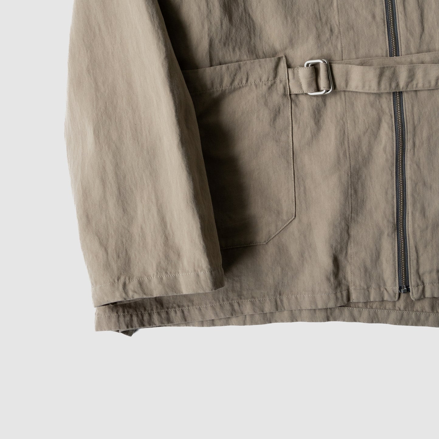 barbell object / belted jkt "beige"