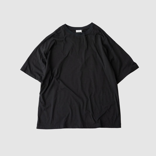 YOKE/ 46G Suvin Cotton YOKE T-shirt "BLACK"
