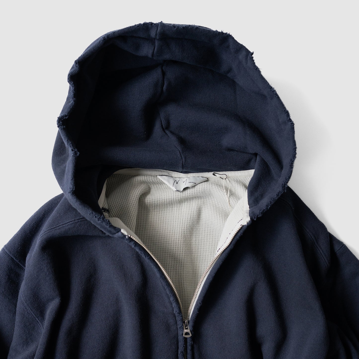ANCELLM / ZIP HOODIE "NAVY"