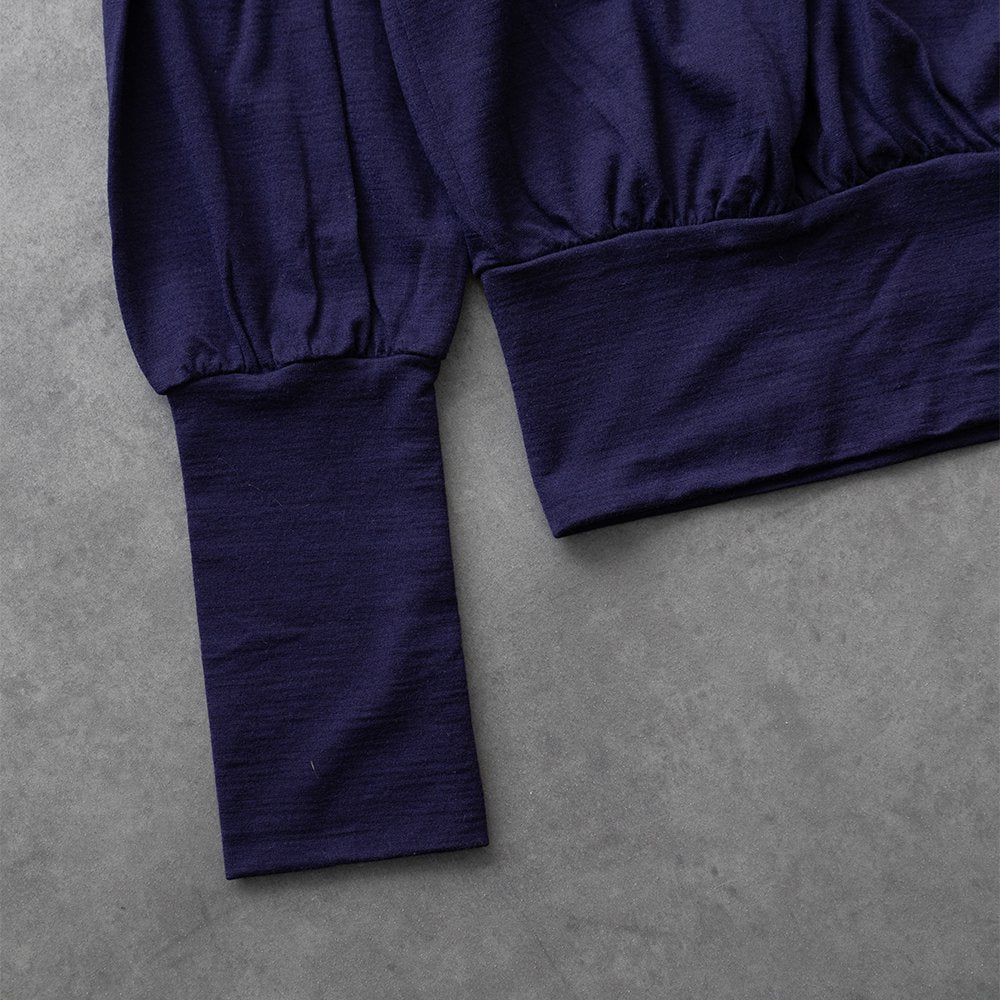 barbell object / swool l/s top "purple"