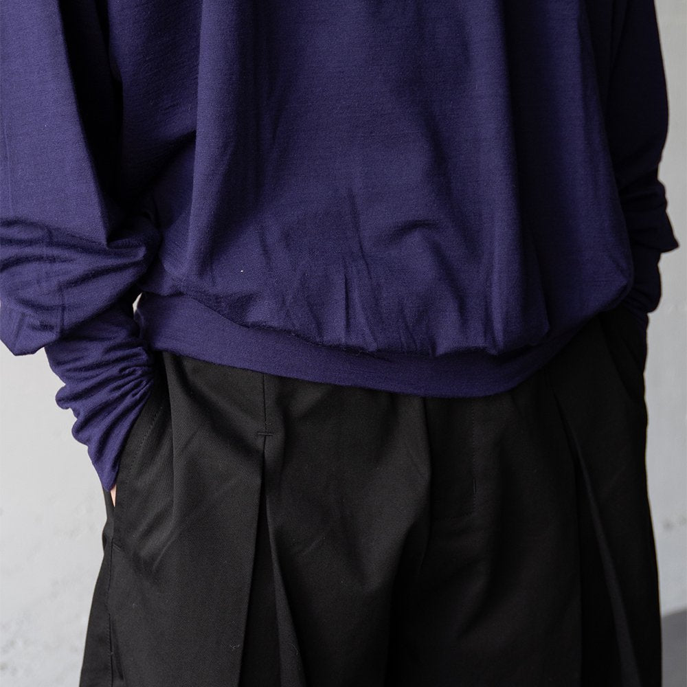 barbell object / swool l/s top "purple"