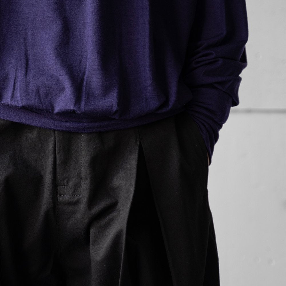 barbell object / swool l/s top "purple"