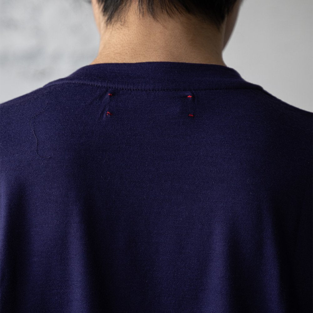 barbell object / swool l/s top "purple"