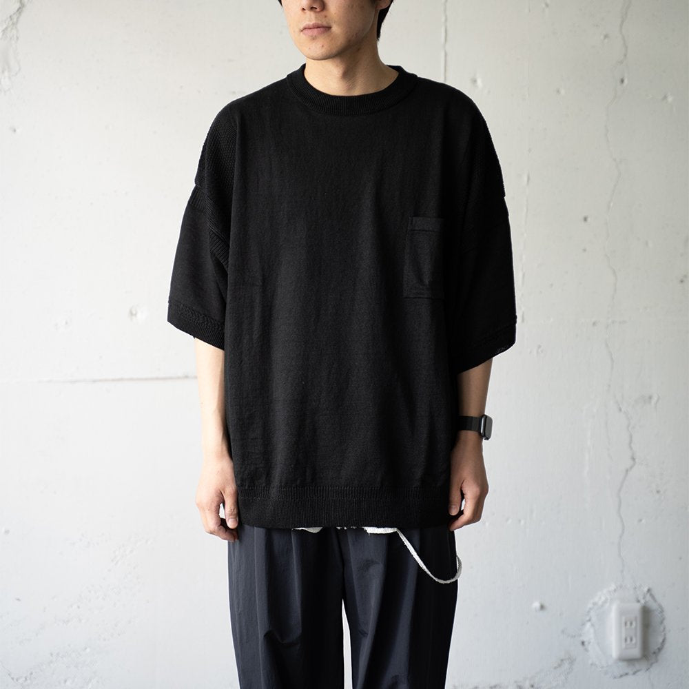 [40%OFF] YASHIKI / Nomichi Knit "BLACK"